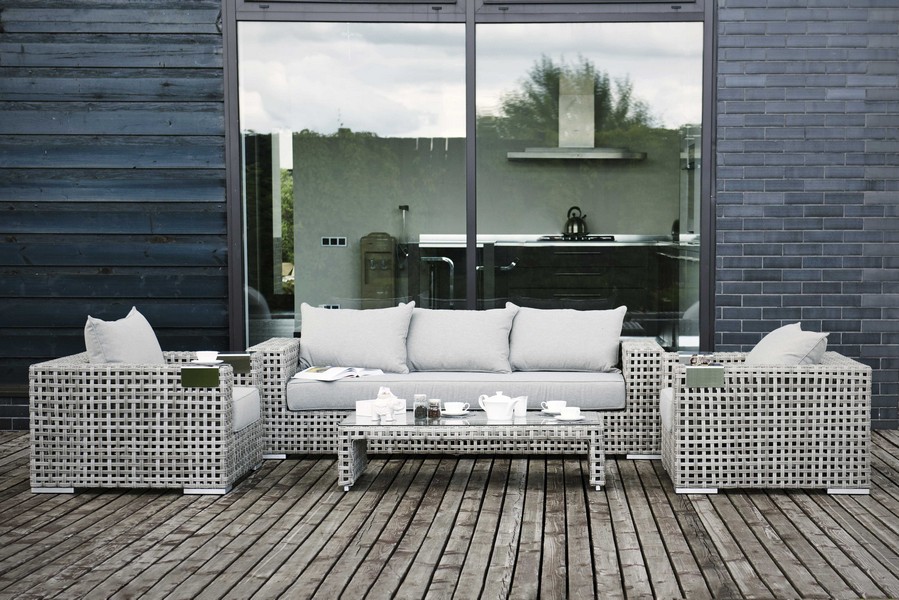 "Тито" лаунж-зона из искусственного ротанга