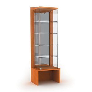 OVG60-VA \ Витрина с полками и задней стенкой из матового оргстекла арт.FIN.V.60.H.MGL.00 Артикул скопирован