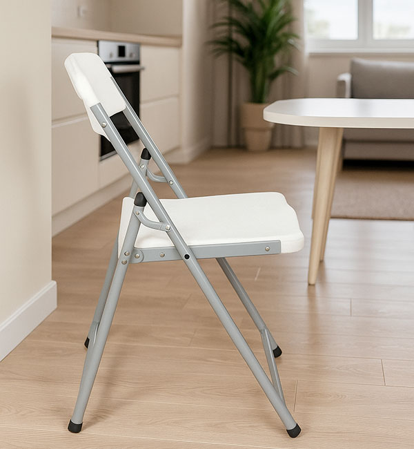 Стул складной серый