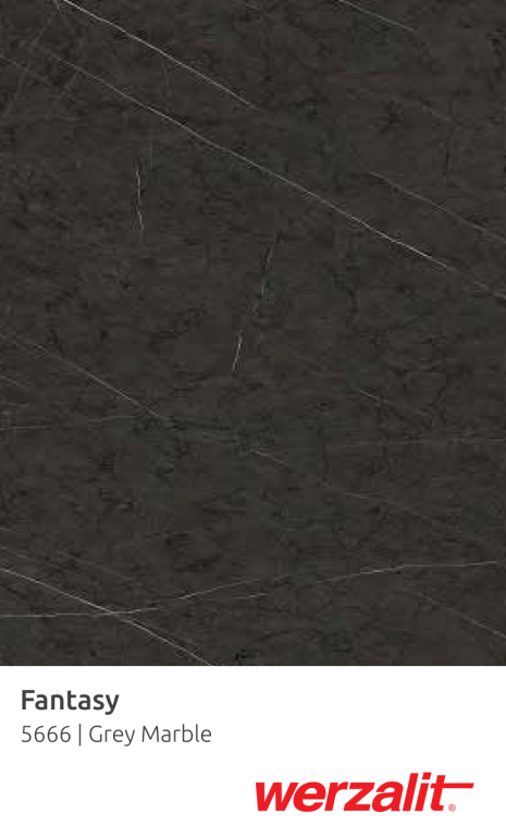 Столешница квадратная Werzalit Fantasy серый мрамор