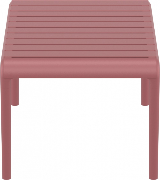 Столик пластиковый журнальный Paris Lounge Table марсала