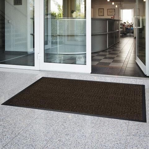 Коврик придверный ИЗНОСОСТОЙКИЙ влаговпитывающий, 80х120см, ТАФТИНГ, БЕЖЕВЫЙ, ЛАЙМА Expert, 606886, С70Т0812