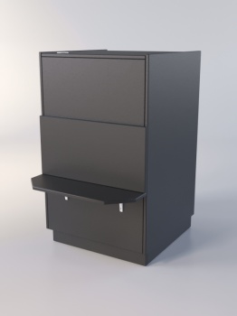 Прилавок "РОНА" №8-1-600мм, Черный