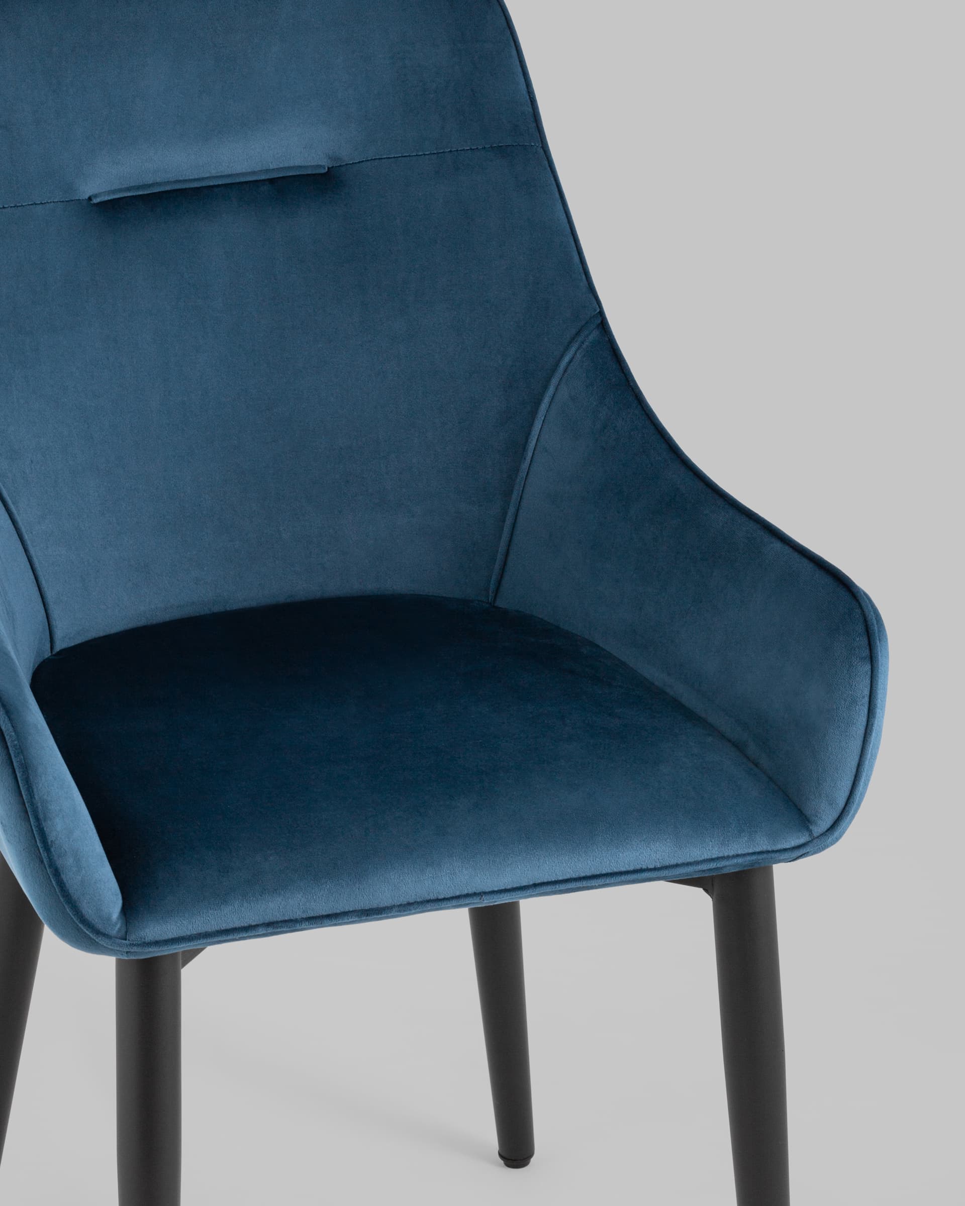 Стул Диана велюр сине-зеленый 4 шт