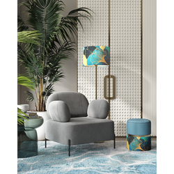 Пуф Кэрри с ящиком велюр Gingko