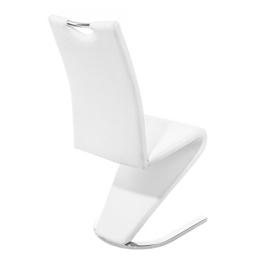 Стул Barlo, белый/ хром
