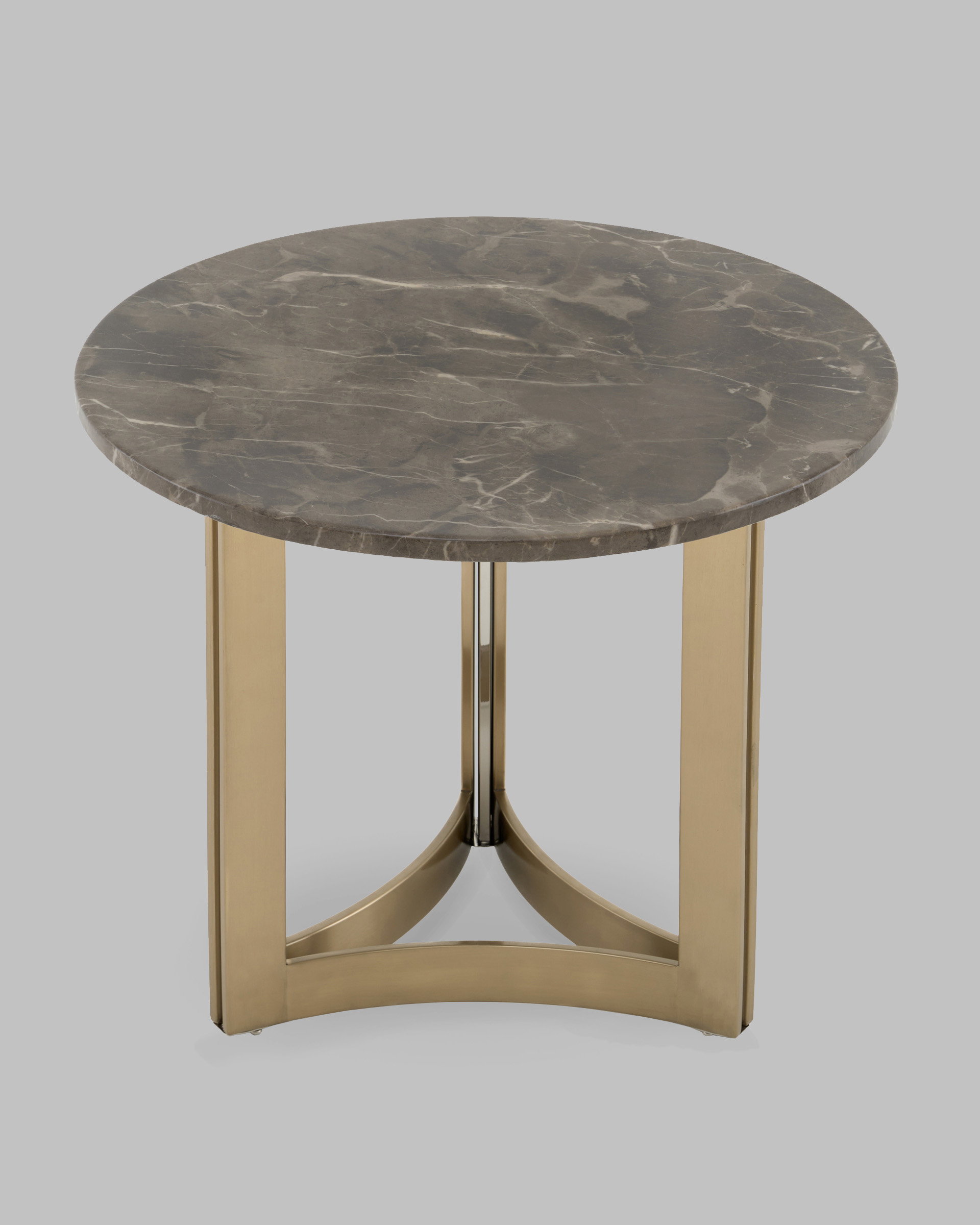 Журнальный столик Кассия 60*60 см темная керамика