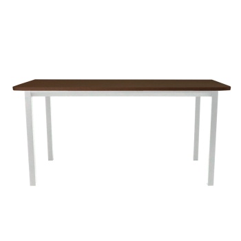 Стол офисный LuxAlto LA-T33-ST45 белый/трюфель ЛДСП 160*70*2.5, прямые углы