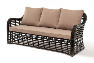 "Ницца" диван из искусственного ротанга трехместный
