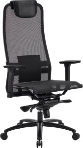 Кресло Deco Black Lux (Дэко Блэк Люкс) Сетка Черный