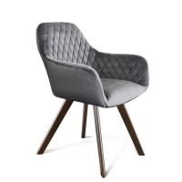 Стул Канани ножки дерево, угольно-серый