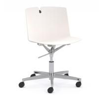 Стул пластиковый Mork Kit на колесной основе