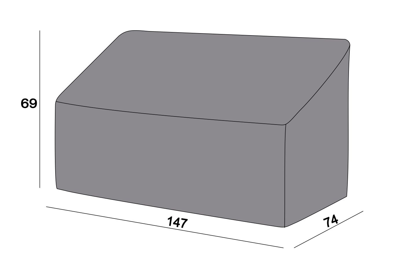Защитный чехол на диван Канны
