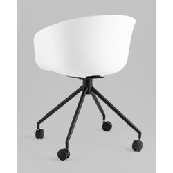 Кресло офисное LIBRA NL экокожа белый