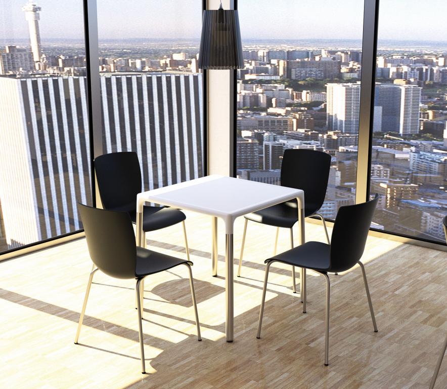 Стул пластиковый Mio черный