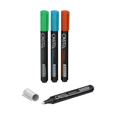 Набор меловых маркеров CRETA COLOUR MIX, 4 цвета