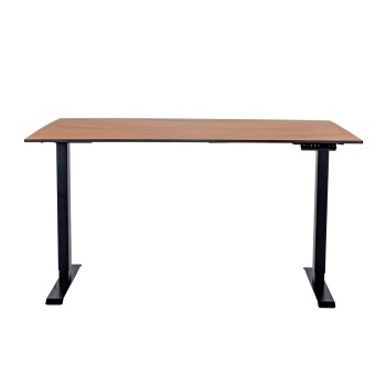 Стол регулируемый электрический LuxAlto LA-H33-2AR2 черный/дуб HPL 180*90*1,2