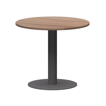 Стол круглый Арго-М АМ-ДУ90 Темный шимо/Антрацит