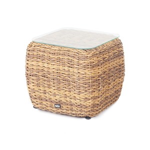 "Кальяри" кофейный столик из искусственного ротанга (гиацинт)