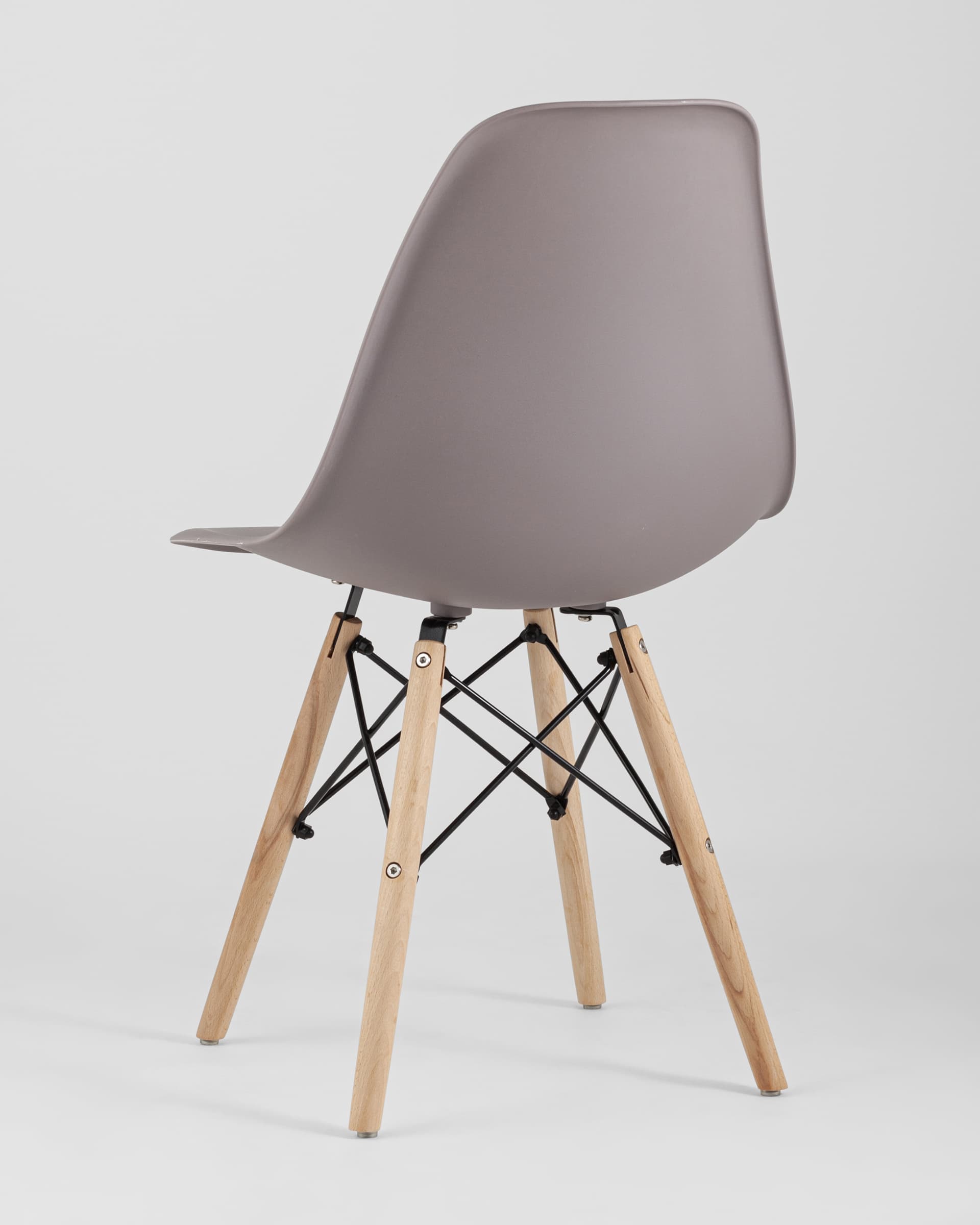 Стул Eames Style DSW темно-серый x4 (разборный каркас)