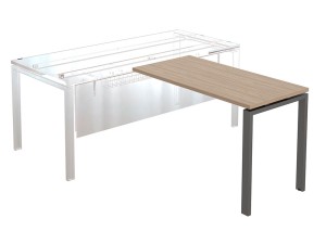 Брифинг-приставка NT 120 темный орех/антрацит