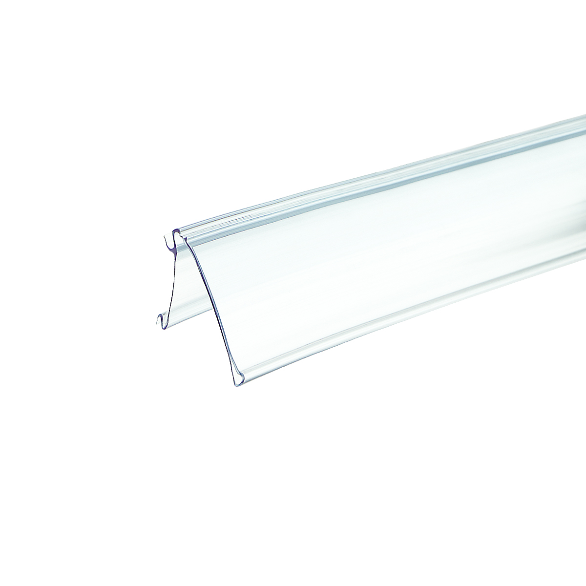 Ценникодержатель полочный HSAC39 длина 1238 мм, цвет прозрачный
