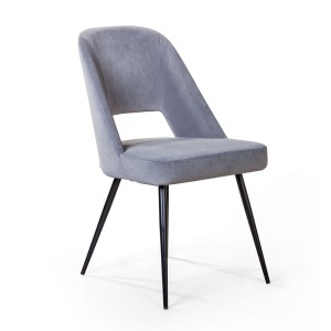 Стул Данте, бархат антрацит