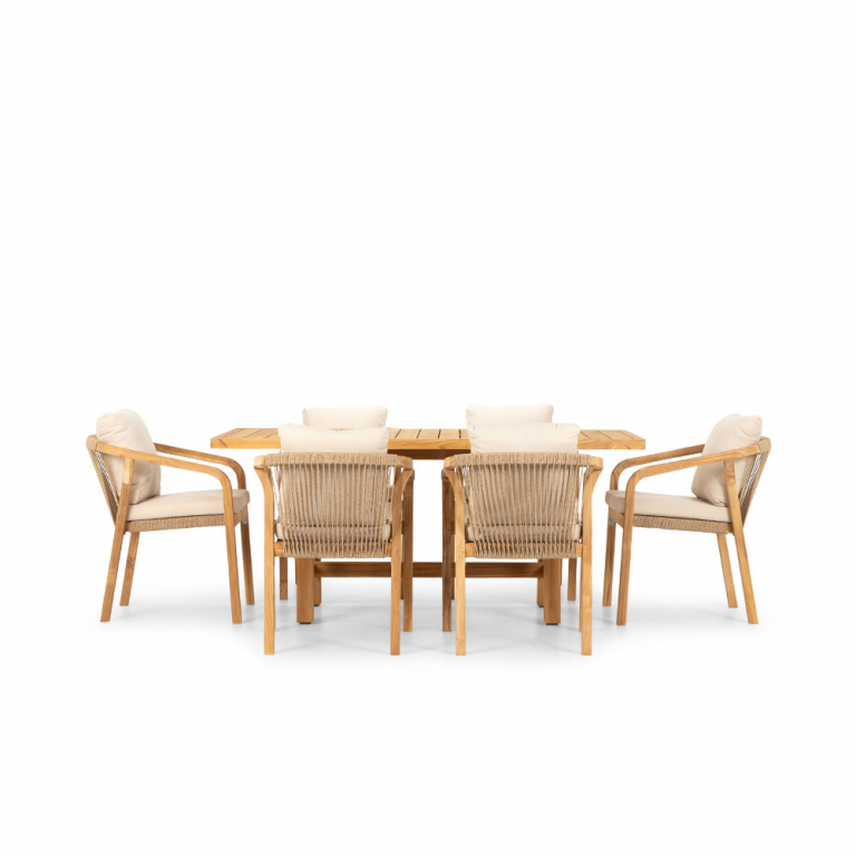 Комплект деревянной мебели Ravona KD натуральный, бежевый