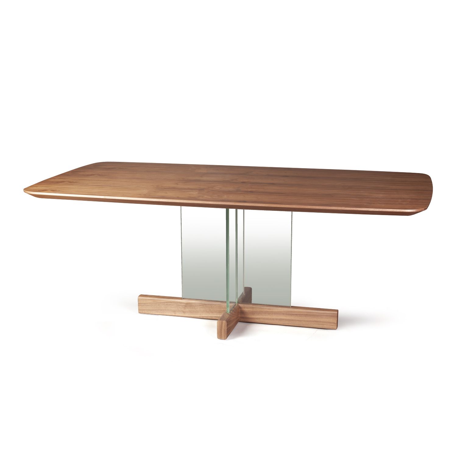 Стол обеденный Ghost 200, столешница орех