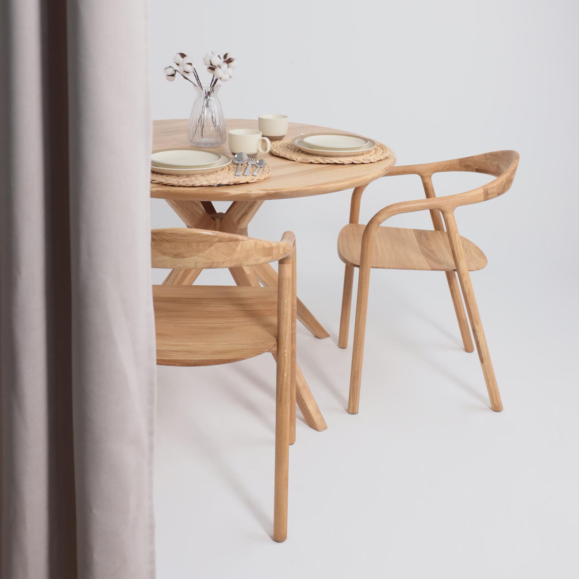 Стул Био, покрытие бесцветное, массив дуба