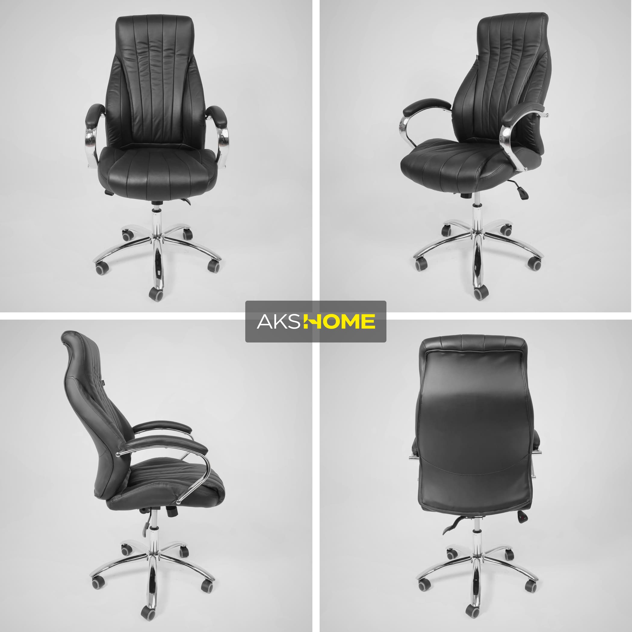 Кресло поворотное MASTIF, ECO, черный