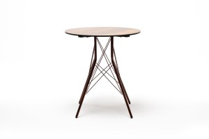 "Конте" интерьерный стол из HPL круглый Ø70см