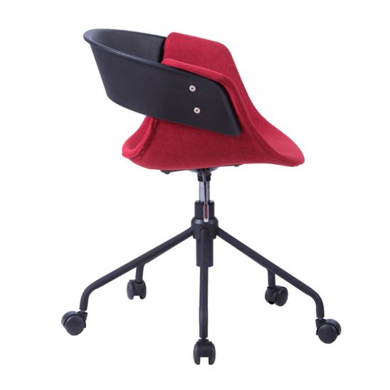 Кресло Swing, черный/ винный