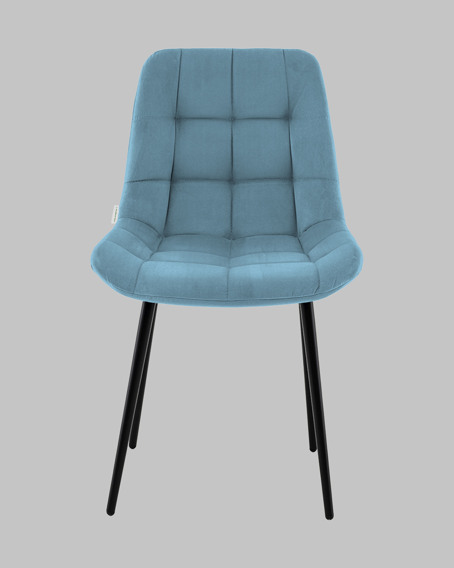 Стул Флекс N велюр пыльно-голубой