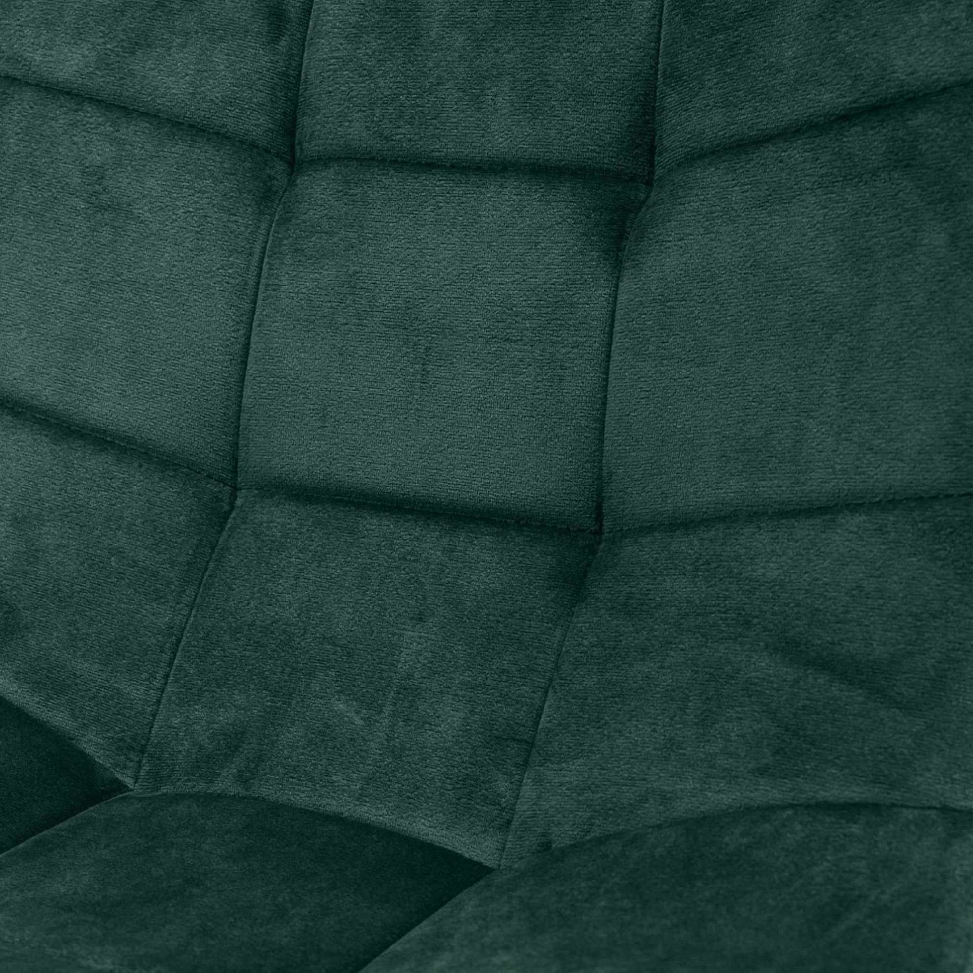 Стул барный Mia, зеленый, велюр