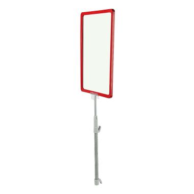 Стойка на проволочную корзину с трубкой CROCS-FIX-T с рамкой PF-A4, цвет красный