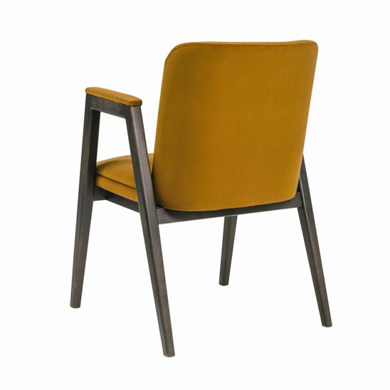 Стул Bali, велюр ginger 008, морилка венге