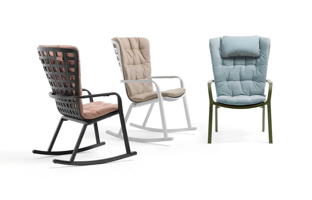 Подушка для кресла Folio голубой