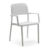 Кресло пластиковое Bora, белое
