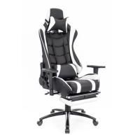 Кресло компьютерное Lotus S1 экокожа белый