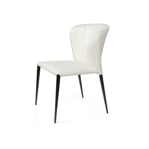 Стул Альберт, кожа белый