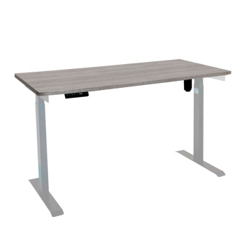 Стол с регулировкой высоты электрический LuxAlto LA-T33-E6 серый/дуб бежево-серый ЛДСП 135*80*2.5