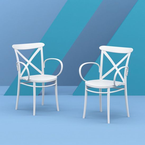 Кресло пластиковое Cross XL, темно-серый