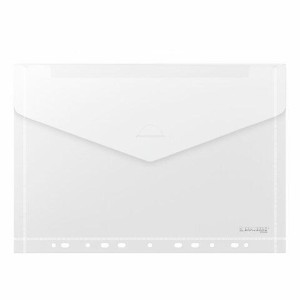 Папка-конверт с перфорацией А4, BRAUBERG "UNIVERSAL", КОМПЛЕКТ 10 шт., прозрачная, 0,15 мм, 273078