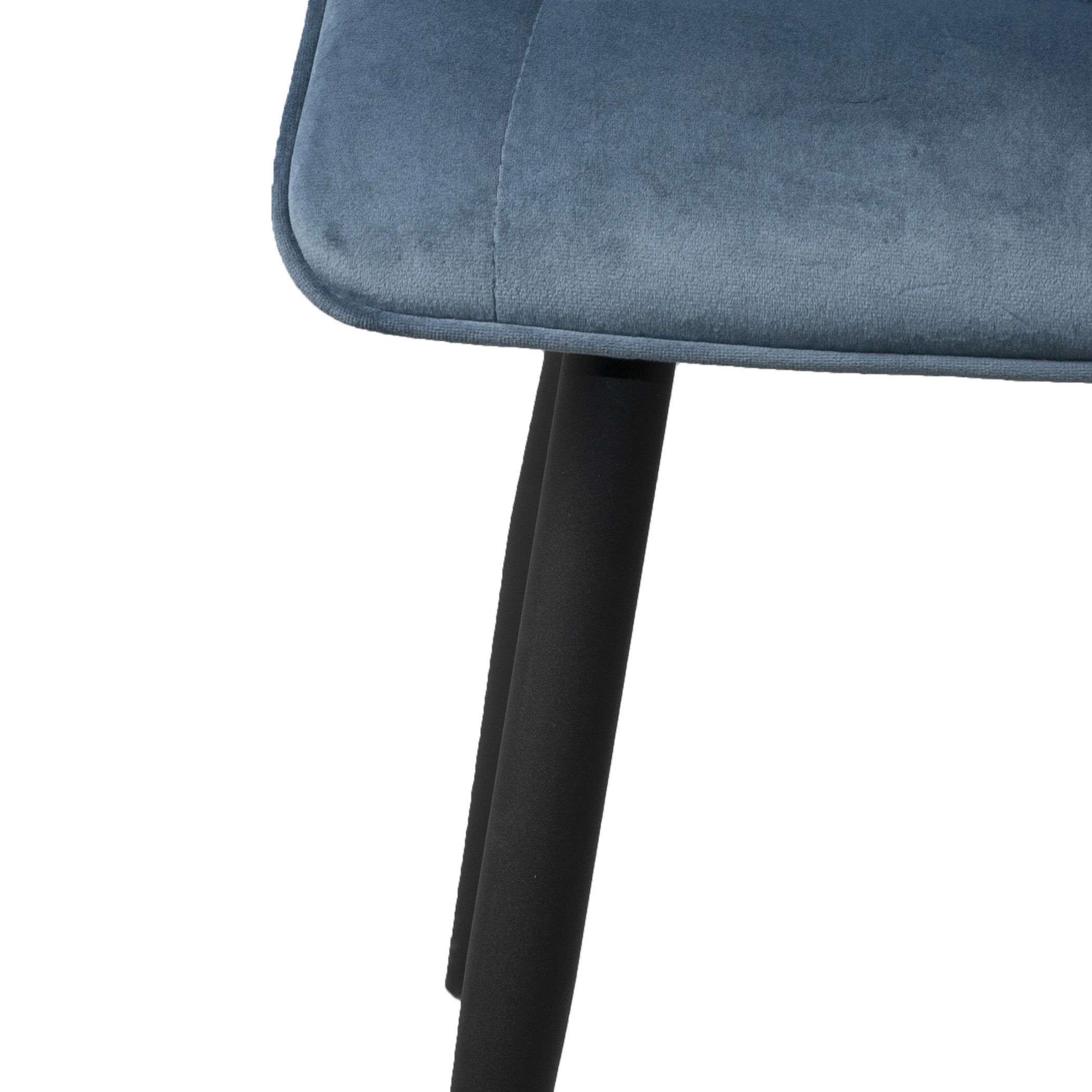 Стул FRED NEW, темно-лазурный/черный