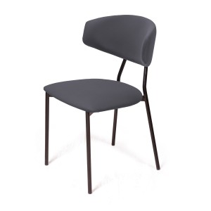 Стул Брэд, бархат серый 27