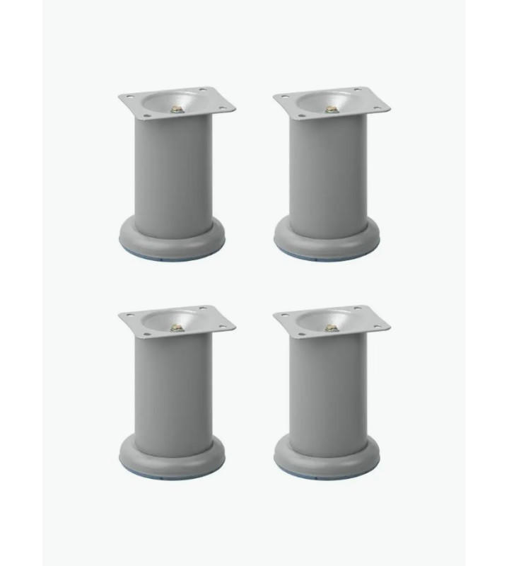 Ножки для мебели 100х50 мм (4 шт) серый