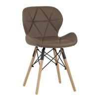 Стул Бон экокожа, коричневый