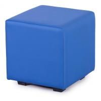 Банкетка (пуфик) куб синий ПФ-01