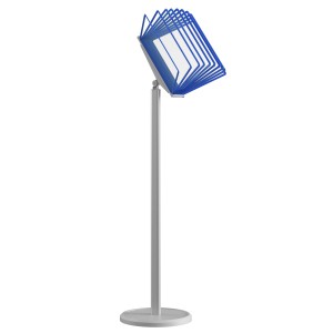 МАЧТА-03.А4.Gr/Bu Демосистема напольная серая 10 синих панелей А4